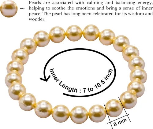 Miniatura 190 de Amazing Gemstone Crystal Bracelet for Women Men's Gifts - Protection Healing Crystal Bracelet - 8mm Gemstone Beaded Stretchable Bracelet Pulseras
