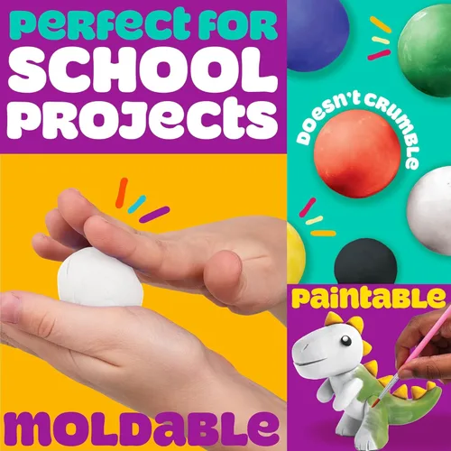 Miniatura 2 de Play-Doh Paquete variado de arcilla seca al aire, arcilla perfumada seca al aire para niños, arcilla de modelado para niños, regalo de artes