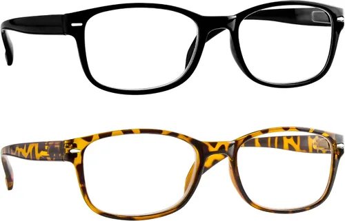 Miniatura 10 de TruVision 9505HP Reading Glasses - 1, 2, 3 Pack for Men & Women 9505 2 negro