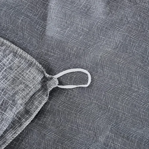 Miniatura 7 de OAITE - Juego de funda de edredón de 100% algodón con patrón de hojas, juego de ropa de cama suave que incluye 3 piezas