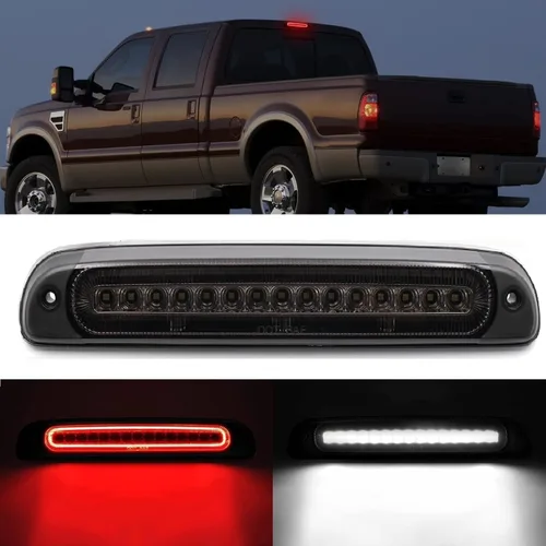 R&F Auto Tercera Luz de Freno Estroboscópica LED de Repuesto para 1999-2016 F250 F350 F450 F550 Super Duty, para Ranger 1993-2011, 3ª Luz de Freno
