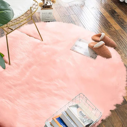 Miniatura 43 de Carvapet - Tapete suave de cuero sintético de oveja, lanudo y lujoso, grande (para decorar habitación), lado de la cama, dormitorio, sala de estar