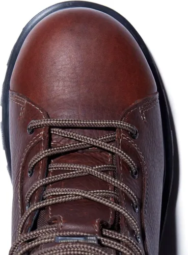 Miniatura 4 de Timberland PRO Rigmaster, botas de trabajo para mujer, marrón, puntera de aleación, EH, PR, WP, 6 pulgadas