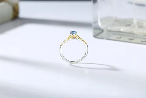 Miniatura 5 de Anillo inspirado en Zelda de Sucrun Ocarina of Time Plata Circonita preciosa