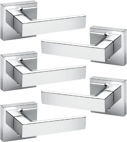Miniatura 117 de KNOBWELL - Juego de cerradura con 1 picaporte resistente para puertas de una cara, ideal para puertas interiores reversibles, 0.93 libras
