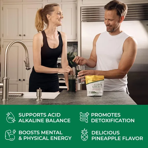 Miniatura 5 de Transformation Super Greens Superfood Green Juice Powder - Apoyo inmunológico y energético Ingredientes naturales Minerales desintoxicantes