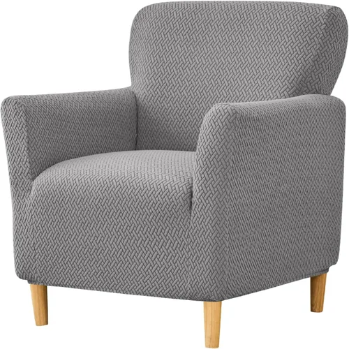 Miniatura 100 de HAOYONG - Funda elástica de terciopelo para silla de banquete, fundas para sillas de 1 pieza, fundas para sillones de sofá, funda suave para sillón