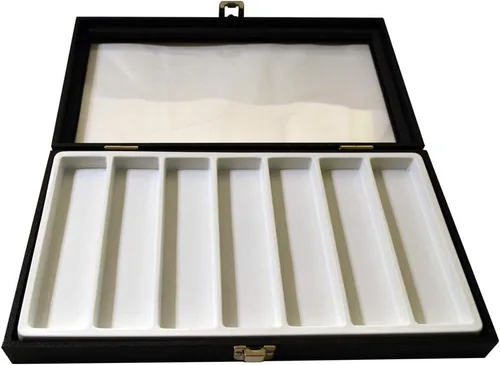 Miniatura 3 de Caja de almacenamiento de cuero organizador para correas y accesorios de Apple Watch