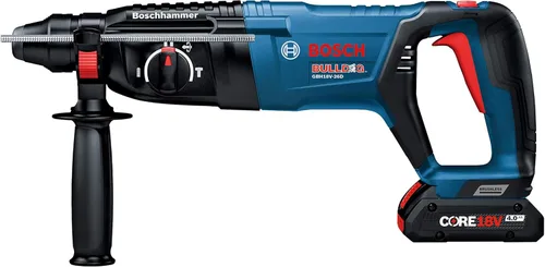 Miniatura 11 de Bosch GBH18V-26DK15 18V EC SDS-plus® Bulldog™ Kit de martillo giratorio de 1 pulgada sin escobillas con (1) batería de potencia avanzada CORE18V®