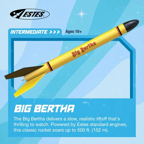 Miniatura 2 de Estes Big Bertha, Amarillo