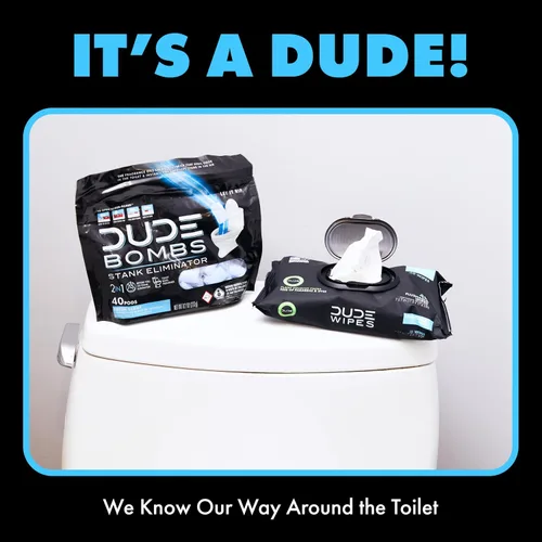 Miniatura 5 de DUDE Wipes DUDE Bombs - Eliminador de olores para inodoro, ambientador 2 en 1 y limpiador de inodoro, 1 paquete (40 cápsulas), mezcla desodorizante