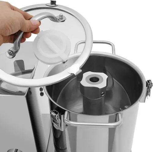 Miniatura 3 de Procesador de alimentos comercial, máquina eléctrica de 1200 W, 2800 rpm, velocidad ajustable, procesador de verduras de acero inoxidable de 5.45