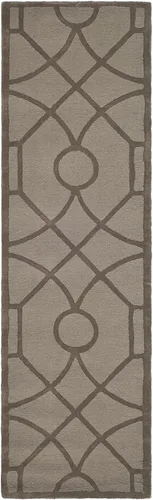 Miniatura 11 de Martha Stewart Collection by SAFAVIEH MSR4612B - Alfombra hecha a mano de lana con calado de 8 x 10 pies Grava