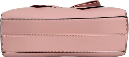 Miniatura 5 de Bolso de mano para mujer, juego de 2 piezas con nudo de lazo grande, de piel sintética, con asa superior, bolsa de mano de diseño, cartera de mano