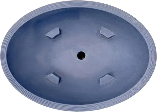 Miniatura 4 de Crescent Garden Delano - Maceta ovalada para jardín, suculentas, cuenco único de doble pared para interiores y exteriores con enchufe