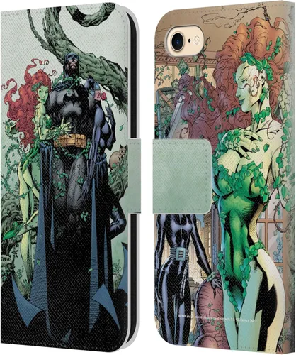 Head Case Designs Officially Licensed Batman DC Comics Batman #609 Hush Gotham City Sirens Leather Wallet Case Compatible with Apple iPhone 7/8 / SE
