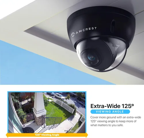 Miniatura 5 de Amcrest UltraHD 4K (8MP) Cámara IP POE de seguridad para exteriores, 3840 x 2160, 98ft NightVision, lente de 7/64 pulgadas, IP67 resistente a