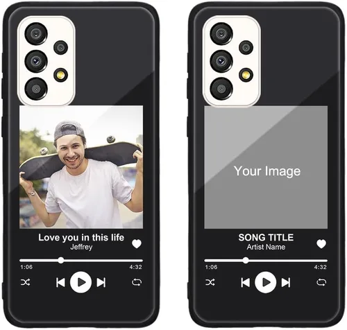 Miniatura 101 de Funda de teléfono personalizada para Samsung Galaxy S22+ / S22 Plus 5G, funda de TPU suave de vidrio templado antiarañazos personalizada con foto