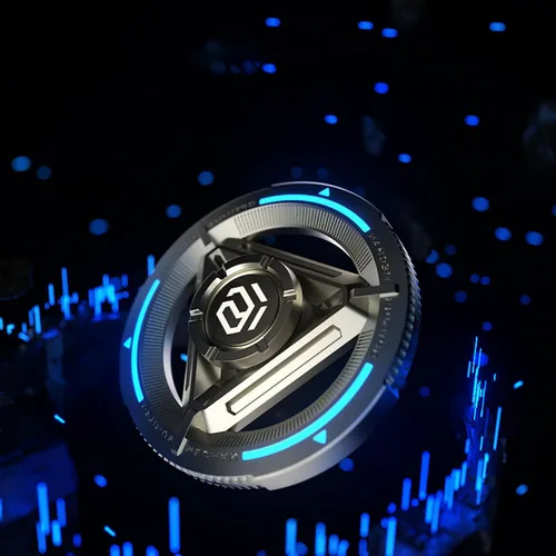 Miniatura 9 de Spinner de metal para niños y adultos, alta velocidad y silencio con luz brillante, spinner de dedos genial, anti-ansiedad y liberación de estrés