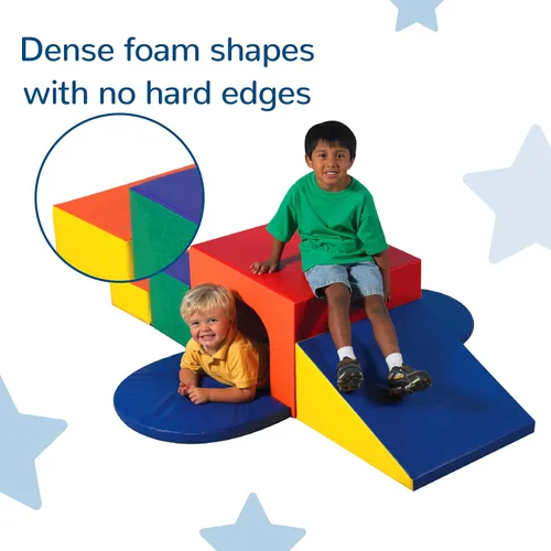 Miniatura 4 de Children's Factory Túnel de gateo para bebés, bloques de escalada de espuma para niños pequeños, gimnasio de selva suave para educación en casa