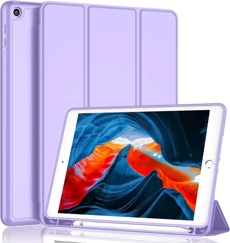 Miniatura 42 de iMieet - Funda para iPad de 9ª generación 2021/iPad de 8ª generación 2020 de 10.2 pulgadas con soporte para lápices, funda para iPad de 7ª