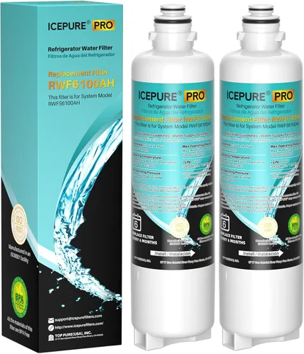 Miniatura 11 de ICEPURE Alkaline BORPLFTR50 - Filtro de agua para refrigerador de reemplazo para Bosch Ultra Clarity Pro 11032531, 12033030, BORPLFTR55, 12028325