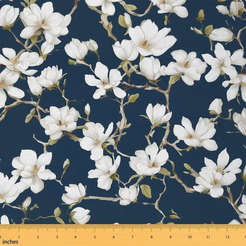 Miniatura 9 de Feelyou Tela de Flores Groovy por Yarda 1 Yarda Niños Retro Floral Boho Tela de Tapicería para Sillas para Niños Niñas Adolescentes Años 70 Hippie