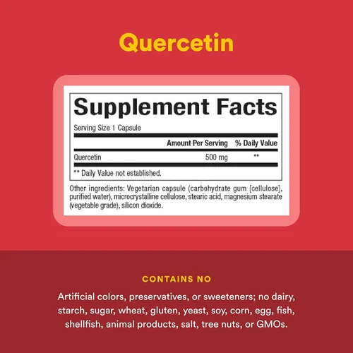 Miniatura 4 de Natural Factors Quercetina - Suplemento antioxidante para apoyo a la salud respiratoria y pulmonar - Suplemento de quercetina ayuda a la salud