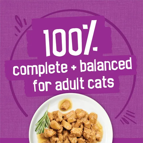 Miniatura 6 de Purina Friskies - Paquete variado de alimentos húmedos en salsa para gatos, trituraciones de aves de corral, trozos de carne y filetes Prime