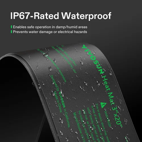 Miniatura 4 de Alfombrilla de calor Vivosun durable impermeable. Almohadilla de calefacción cálido hidropónico.