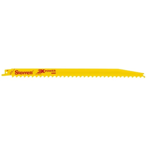 Miniatura 9 de Starrett Hoja de sierra recíproca de demolición y rescate de incendios bimetálica, 9 pulgadas de largo, 3/4 pulgadas de ancho, 0.50 pulgadas
