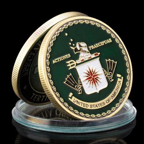 Miniatura 6 de 1 unids CIA Special Operations Group Tertia Optio Challenge Moneda Premio Graduado Regalo Coleccionable Medalla Monedas