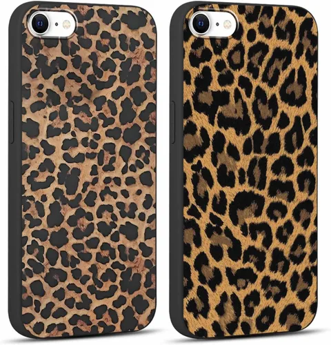 Miniatura 51 de Paquete de 2 Fundas de Teléfono Bonitas con Estampado de Guepardo para Apple iPhone 13 Pro Max de 6.7 Pulgadas, Fundas de Diseño