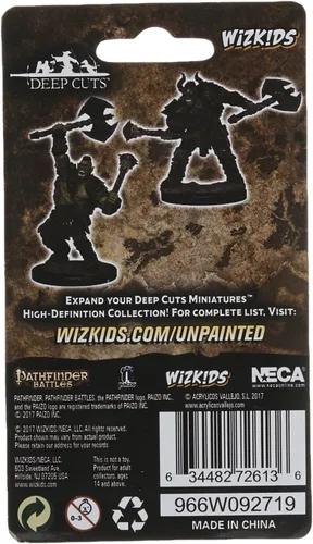 Miniatura 4 de Pathfinder Deep Cuts Unpainted Miniatures: Wave 3: Half-Orc Macho Bárbaro