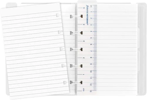 Miniatura 3 de Filofax B115072U Cuaderno recargable, tamaño de bolsillo, 112 páginas móviles a rayas. Incluye 4 índices (uno con bolsillo), marcador de página