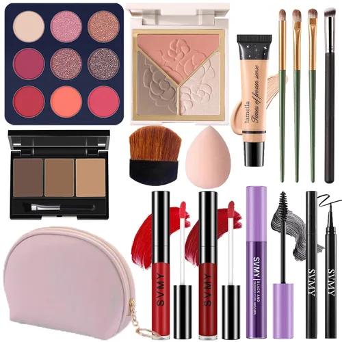 Miniatura 10 de Set de maquillaje para mujeres, kit de maquillaje para principiantes y profesionales, juego de maquillaje para adolescentes y adultos, regalo
