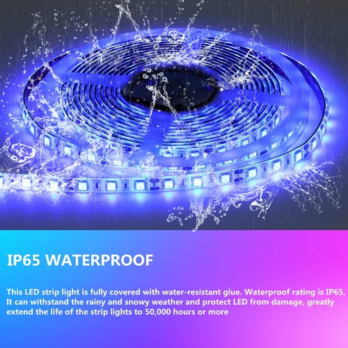 Miniatura 6 de Tira de luces LED para lancha, 32.8 pies, luces LED de pontón marino, luz interior de barco impermeable, luces debajo del túnel, luz de cubierta