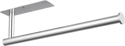 Miniatura 10 de Toallero de papel para debajo del gabinete, barra de toalla de papel para cocina, montaje en pared, autoadhesivo o perforación, acero inoxidable 304