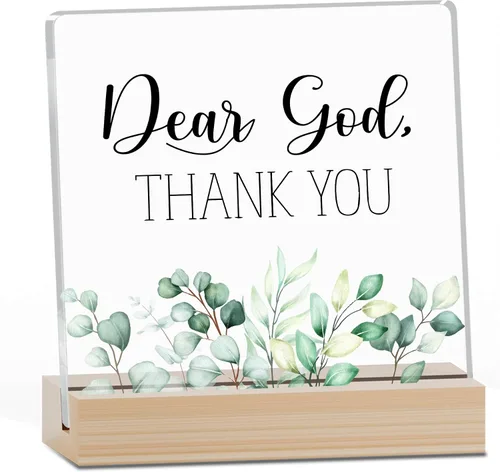 Miniatura 55 de Decoración Inspiradora Cristiana para Escritorio, Letrero "Dios Todavía Está Escribiendo Tu Historia", Decoración de Escritorio para Oficina, Hogar