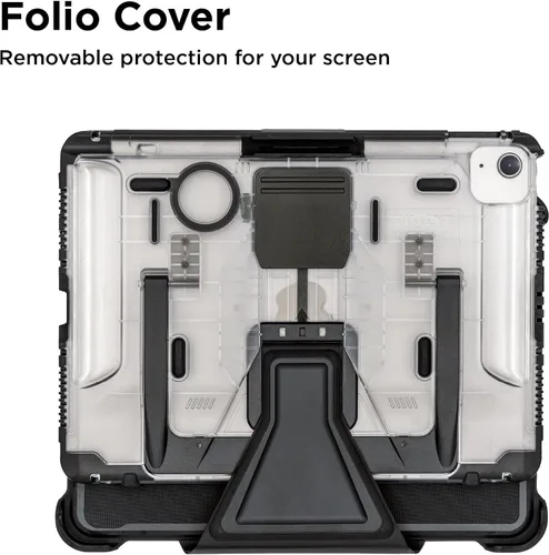 Miniatura 5 de PIVOT A22A - Funda resistente para iPad (A16), iPad (10ª generación), protección de grado militar con sistema de montaje universal y soporte, piloto