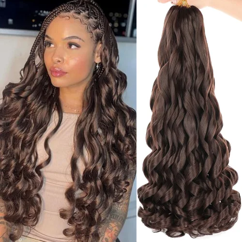 Miniatura 12 de Unionbeauty - Cabello rizado francés trenzado de 10 pulgadas, trenzas rizadas estilo Bob francés, cabello de ganchillo, 8 paquetes de trenzas