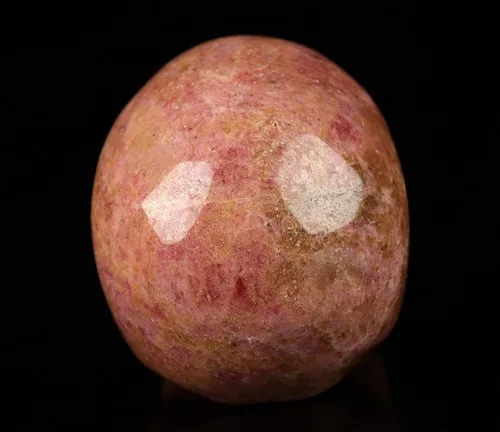 Miniatura 6 de Skullis Calavera de cristal de rodonita rosa y negra, escultura de arte fino de piedras preciosas talladas a mano, estatua de piedra curativa