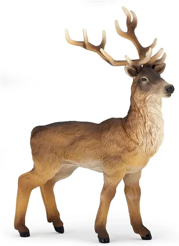 Papo -Pintado a mano - Figura -Wild Animal Kingdom - Ciervo -53008 -Coleccionable - para Niños - Adecuado para niños y niñas- a partir de 3 años