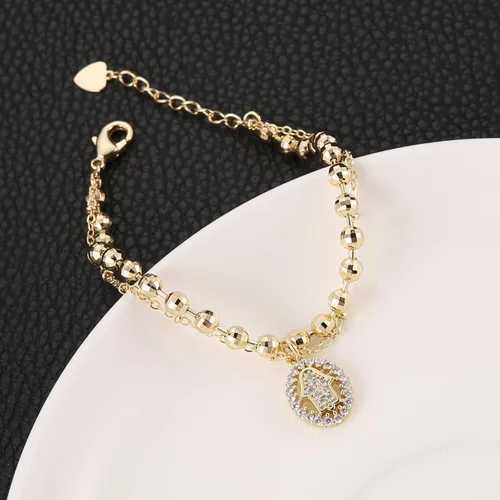 Miniatura 34 de HZMAN Pulsera de cruz con cuentas de rosario virgen de Guadalupe ajustable para mujer, regalo de joyería