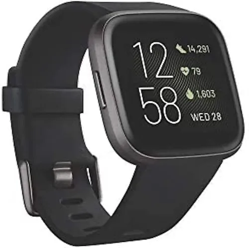 Fitbit Versa 2 - Reloj inteligente de salud y fitness con frecuencia cardíaca, música, Alexa integrado, seguimiento de sueño y natación,