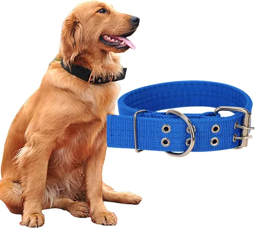 Miniatura 8 de Love Dream Collar militar ajustable para perro, collares tácticos de nailon con anillo en D de metal y hebilla para perros grandes y extragrandes