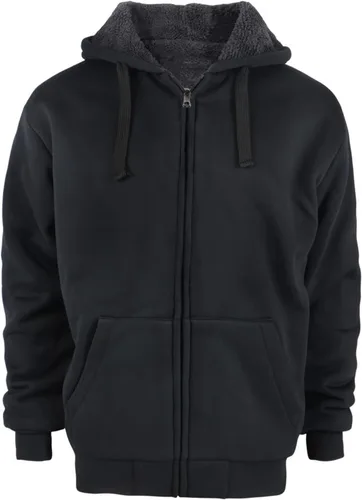Miniatura 4 de Gary Com - Sudadera con capucha para hombre, diseño con forro polar, cierre completo y mangas largas.