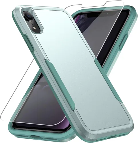 Miniatura 15 de Funda para iPhone 12 Pro Max, con protector de pantalla, [probada contra caídas de grado militar], resistente, resistente, a prueba de golpes