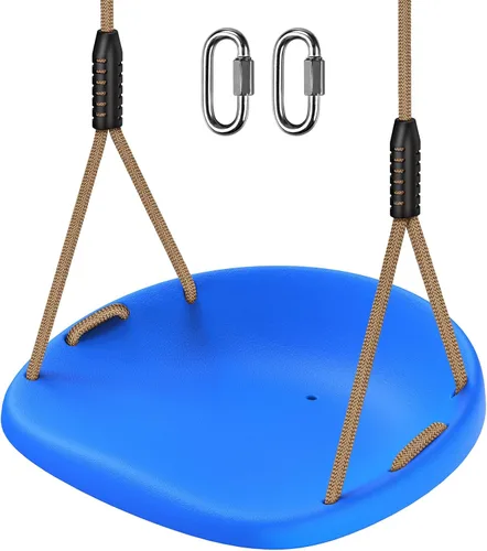 Miniatura 17 de BeneLabel Paquete de 2 Asientos de Columpio de Servicio Pesado de Capacidad de 500 Libras con Tabla de Asiento Más Ancha y Cuerda Ajustable