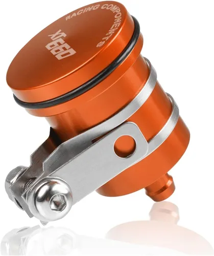 Miniatura 4 de DOLOX Vaso de aceite de depósito de líquido de frenos de motocicleta Tanque de embrague trasero para Yamaha XT660 XT 660 1984 1985 1986 2004-2017